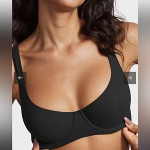 Shecurve Underwire Support Seamless Unlined Balconette Bra 36B